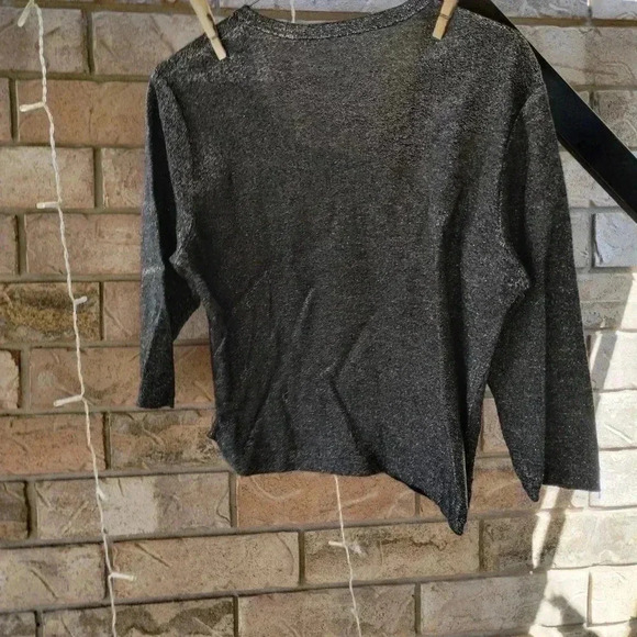 1950's Black Sparkle top - Picture 4 of 6